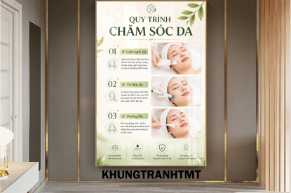 Top Mẫu Tranh Spa Chăm Sóc Da Mặt Sang Trọng Được Spa Cao Cấp Ưa Chuộng