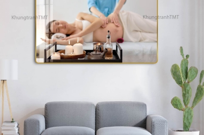 🌸 Nâng Tầm Không Gian Chăm Sóc Mẹ Bầu – Tranh Tráng Gương Massage Cho Bà Bầu