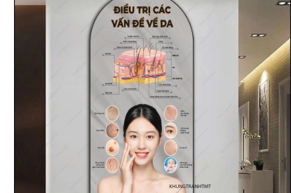 🌿 MẪU TRANH VÒM ĐIỀU TRỊ CÁC VẤN ĐỀ VỀ DA