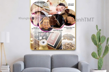TRANH CHĂM SÓC SỨC KHỎE BẰNG DƯỠNG SINH ĐÔNG Y-TRANH TRÁNG GƯƠNG CAO CẤP