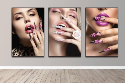 TRANH NAIL -MẪU TRANH PHỔ BIẾN NHẤT HIỆN NAY DÀNH CHO SALON,TIÊM TÓC