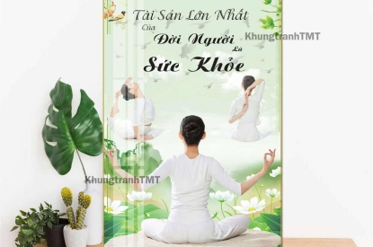 KHUNG TRANH DƯỠNG SINH -SỨC KHỎE -TRANH GIÁ RẺ TẠI THÀNH PHÁT.COM