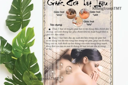 🌿 KHUNG TRANH GIÁC HƠI TRỊ LIỆU – ĐẢ THÔNG KINH LẠC
