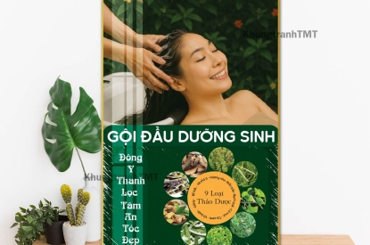 🌿 Tranh Tráng Gương Gội Đầu Dưỡng Sinh – “Liều Thuốc Thị Giác” Cho Thư Giãn Đỉnh Cao
