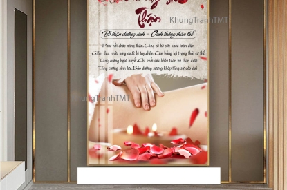 Tranh Tráng Gương Dưỡng Sinh Thận – Nâng Tầm Không Gian Spa & Trị Liệu Đông Y
