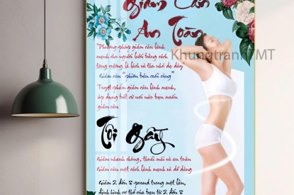 TRANH TRÁNG GƯƠNG GIẢM CÂN AN TOÀN – GIẢI PHÁP TRUYỀN CẢM HỨNG CHO LỐI SỐNG KHỎE MẠNH