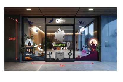 🌟 Vì sao nên chọn decal Halloween để trang trí?