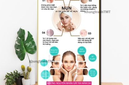 KHUNG TRANG TRÁNG GƯƠNG  CHĂM SÓC DA -GIẢI QUYẾT NỔI LO GÂY RA MỤN 