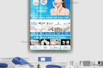 TRANH DECOR TRANG TRÍ VỀ NHA KHOA CHO THẨM MỸ VIỆN, PHÒNG KHÁM