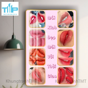 tranh tráng gương trang trí cho spa thẩm mỹ viện 