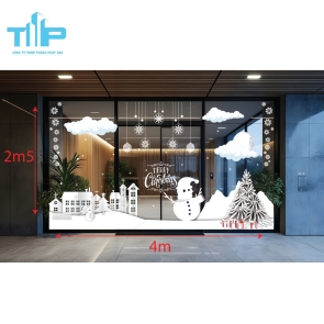 Tỏa Sáng Mùa Noel Với Decal Trang Trí Độc Nhất Tại Decor Thành Phát mẫu 41