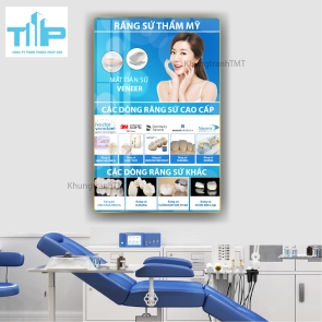Tranh Tráng Gương Nha Khoa Hiện Đại – Nâng Tầm Không Gian Phòng Khám Chuyên Nghiệp