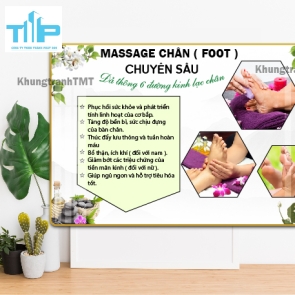 Khung tranh tráng gương - Dưỡng sinh- Massage chuyên sâu