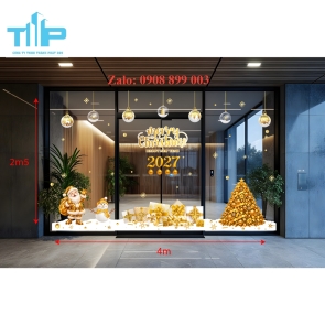 Decal Noel Thành Phát – Bộ Sưu Tập Mẫu Giáng Sinh Đa Dạng, Độc Đáo, Dễ Trang Trí -mẫu 72