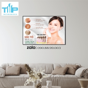 Tranh chăm sóc da điều trị bằng laser