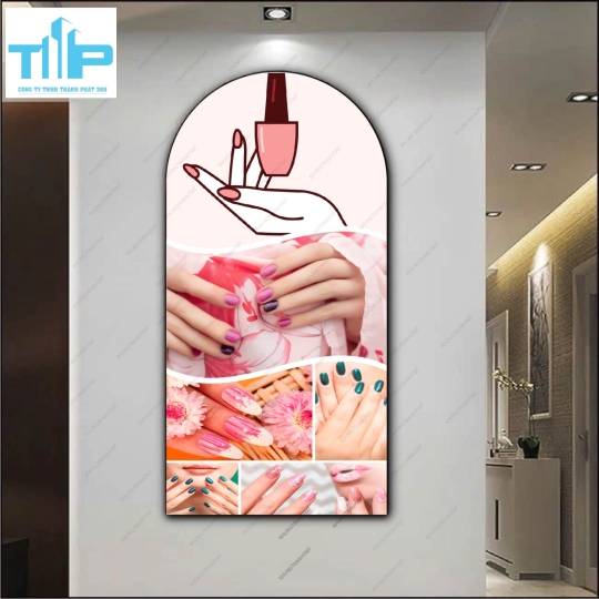 Tranh vòm mẫu nail độc lạ, cá tính 