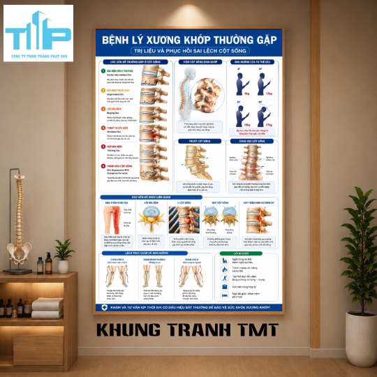 Tranh Tráng Gương Bệnh Lý Cột Sống – Lựa Chọn Hàng Đầu Cho Spa Và Phòng Khám