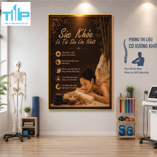 Tranh Treo Tường Sức Khỏe Cho Phòng Khám Và Trung Tâm Trị Liệu