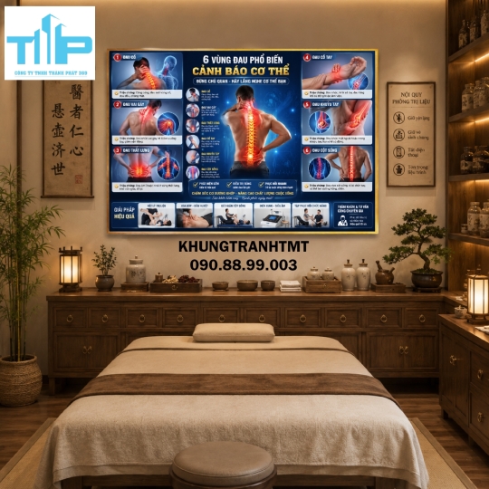 Tranh Tráng Gương Y Khoa Về Cột Sống – Giải Pháp Trang Trí Và Hỗ Trợ Tư Vấn Chuyên Nghiệp