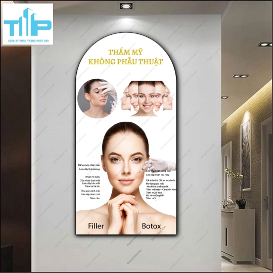 Thẩm mỹ không phẫu thuật - tranh vòm tráng gương sắc nét