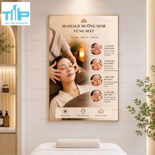 Tranh tráng gương cao cấp - Dưỡng sinh trị liệu và Dinh dưỡng Đông y
