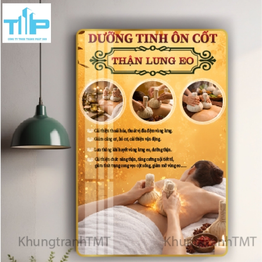 tranh spa dưỡng sinh thận lưng eo - dương tinh ôn cốt