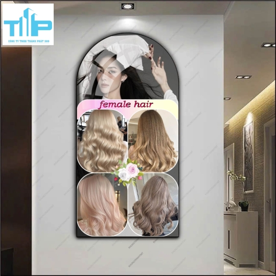 Tranh vòm mẫu tóc nam nữ hot trend