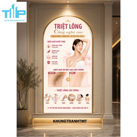 Tranh vòm chăm sóc da công nghệ hiện đại