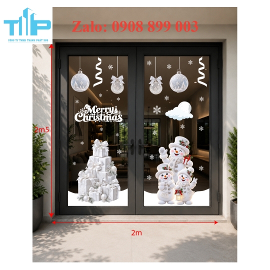  Decal Noel Đẹp – Điểm Xuyết Không Gian Giáng Sinh Thêm Ấm Áp Và Nổi Bật Dành Cho Không Gian Nhỏ - mẫu 73