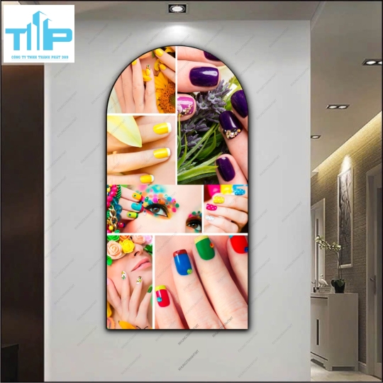 Mẫu tranh nail ma mị, cuốn hút, 