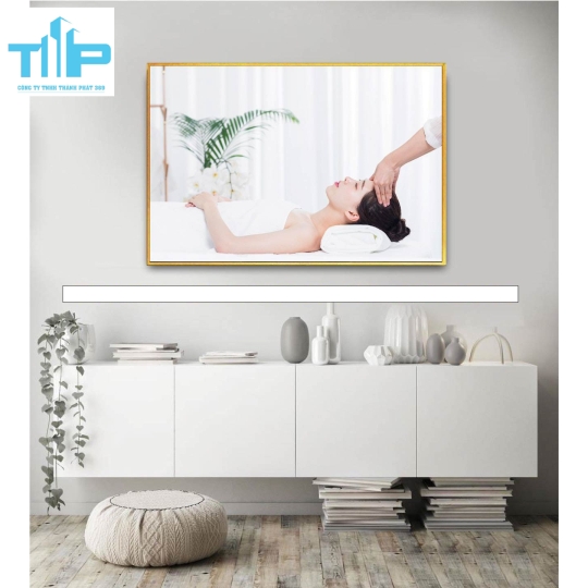 Khung tranh tráng gương- tranh trang trí cho spa, thẩm mỹ viện 4