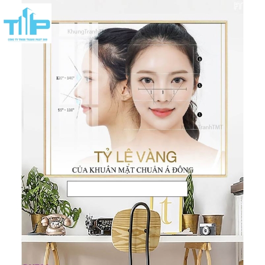 khung tranh thẩm mỹ sang trọng dành cho spa thẩm mỹ viện 