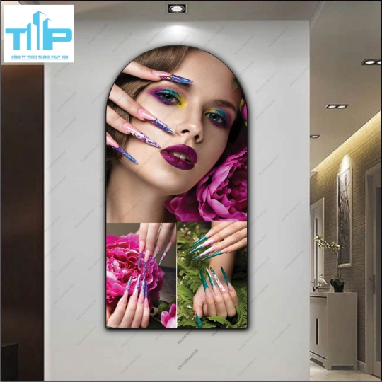 Mẫu tranh nail ma mị, cuốn hút, 