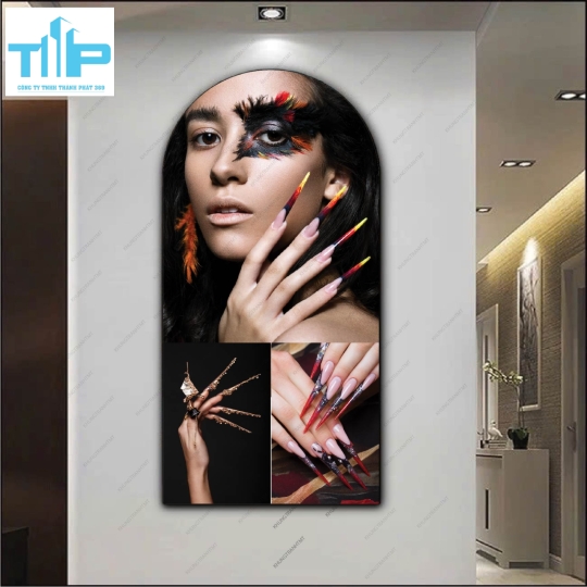 Mẫu tranh nail ma mị, cuốn hút, 