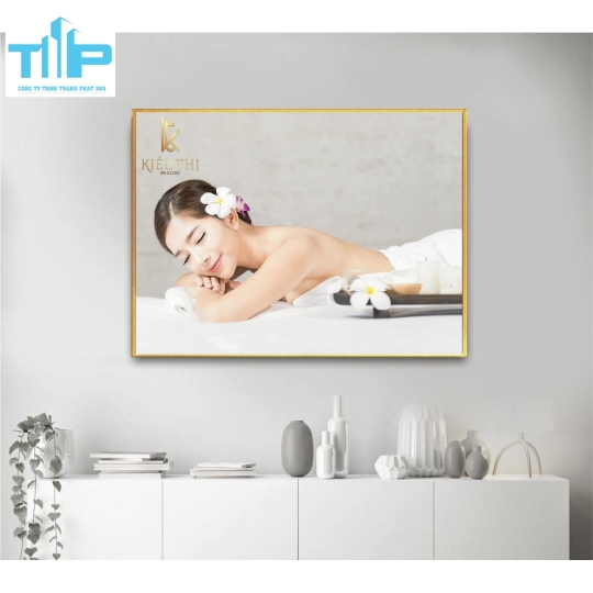 Khung tranh tráng gương- tranh trang trí cho spa, thẩm mỹ viện 7