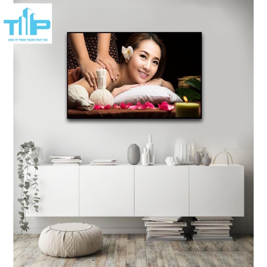 Khung tranh tráng gương- tranh trang trí cho spa, thẩm mỹ viện 7