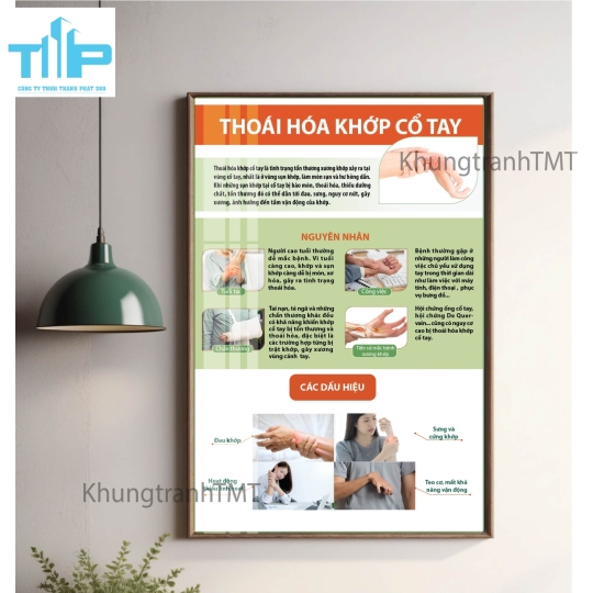 Tranh giải phẫu hệ xương, tủy sống - tráng gương sáng bóng, chống lóa