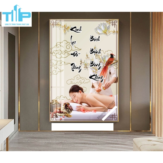 Khung tranh tráng gương- DƯỠNG SINH BẰNG THẢO DƯỢC-MỘT DỊCH VỤ MỌI TÁC DỤNG 