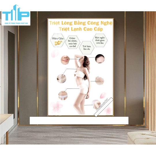 tranh thẩm mỹ trang trí cho spa thẩm mỹ viện về chăm sóc da
