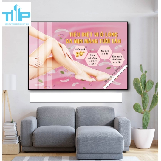 tranh thẩm mỹ trang trí cho spa thẩm mỹ viện về chăm sóc da