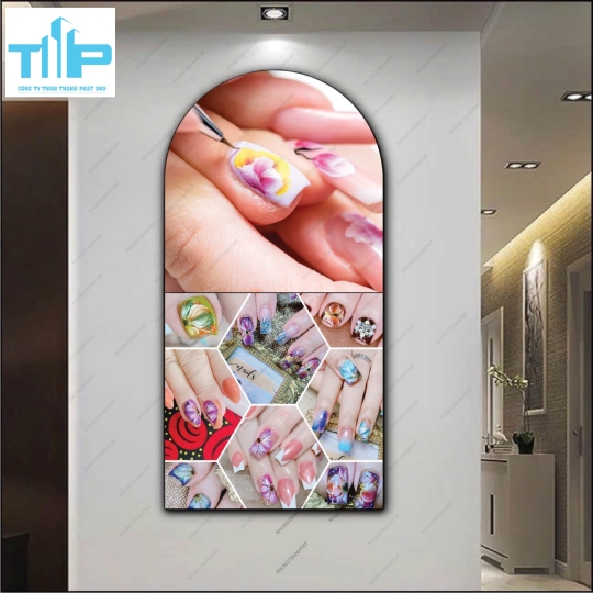 Mẫu tranh nail ma mị, cuốn hút, 