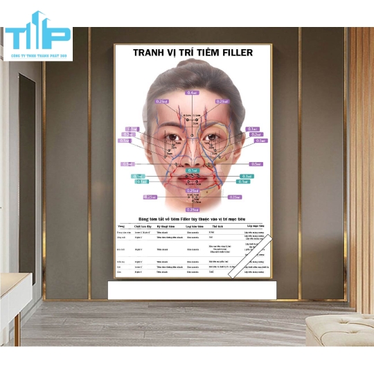 tranh thẩm mỹ trang trí cho spa thẩm mỹ viện về chăm sóc da