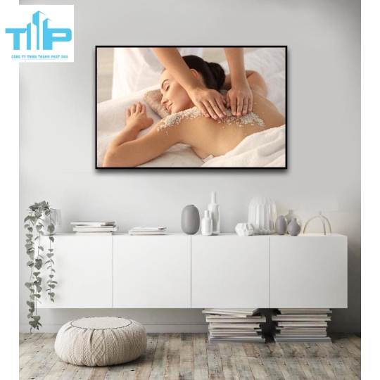 Khung tranh tráng gương- tranh trang trí cho spa, thẩm mỹ viện 8