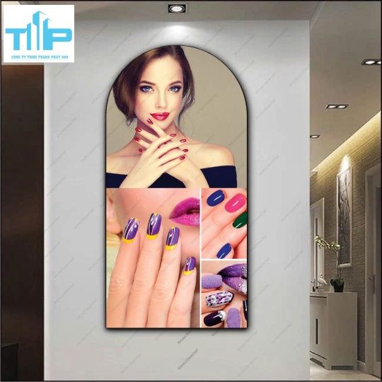 Mẫu tranh nail ma mị, cuốn hút, 