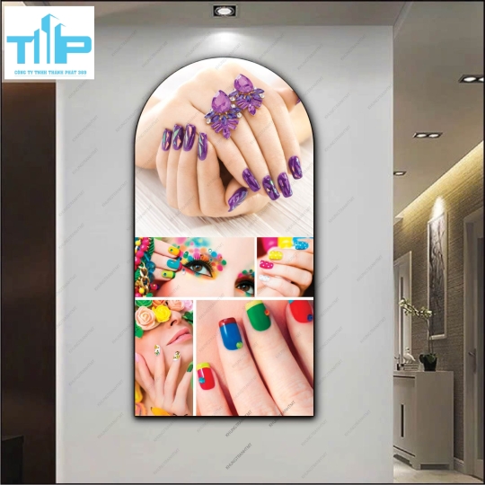 Mẫu tranh nail ma mị, cuốn hút, 