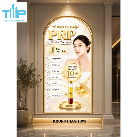 Tranh vòm tráng gương nguyên nhân nám - tàn nhang decor thẩm mỹ viện, spa hiện đại