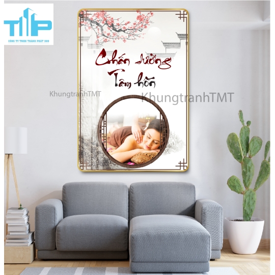 Khung tranh tráng gương - Nơi gửi an nhiên - Dưỡng sinh 