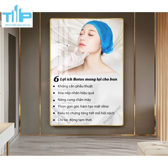 tranh trang trí spa thẩm mỹ viện chuyên chăm sóc da