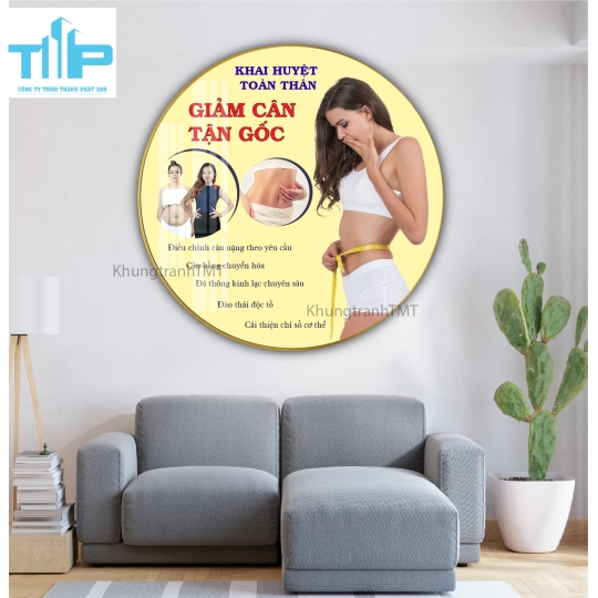 khung tranh tráng gương trang trí cho spa thẩm mỹ viện về cấc vấn đề da