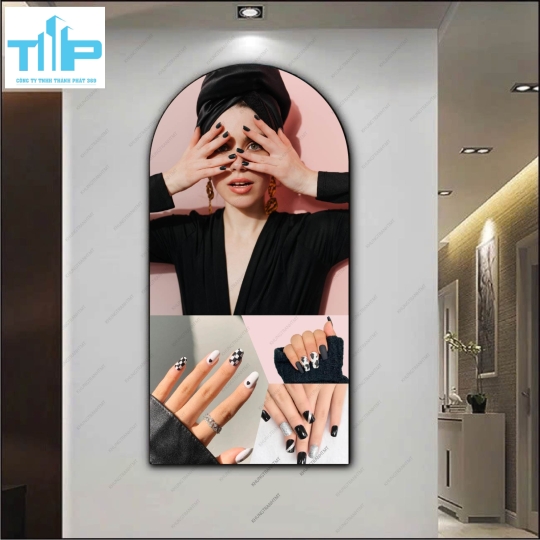Tranh vòm mẫu nail độc lạ, cá tính 